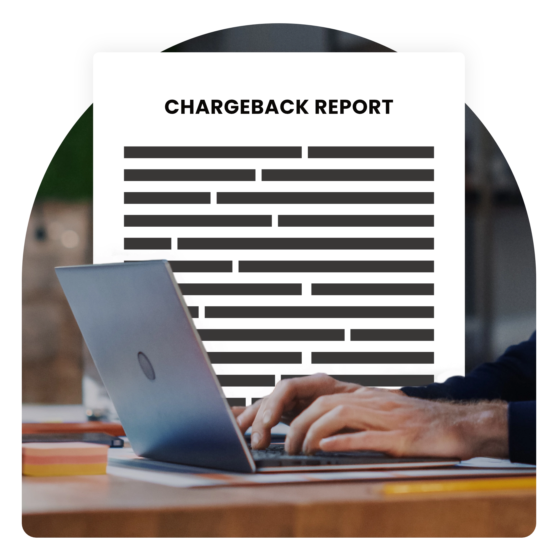 Chargeback report is available to download any time you need a proof of stay