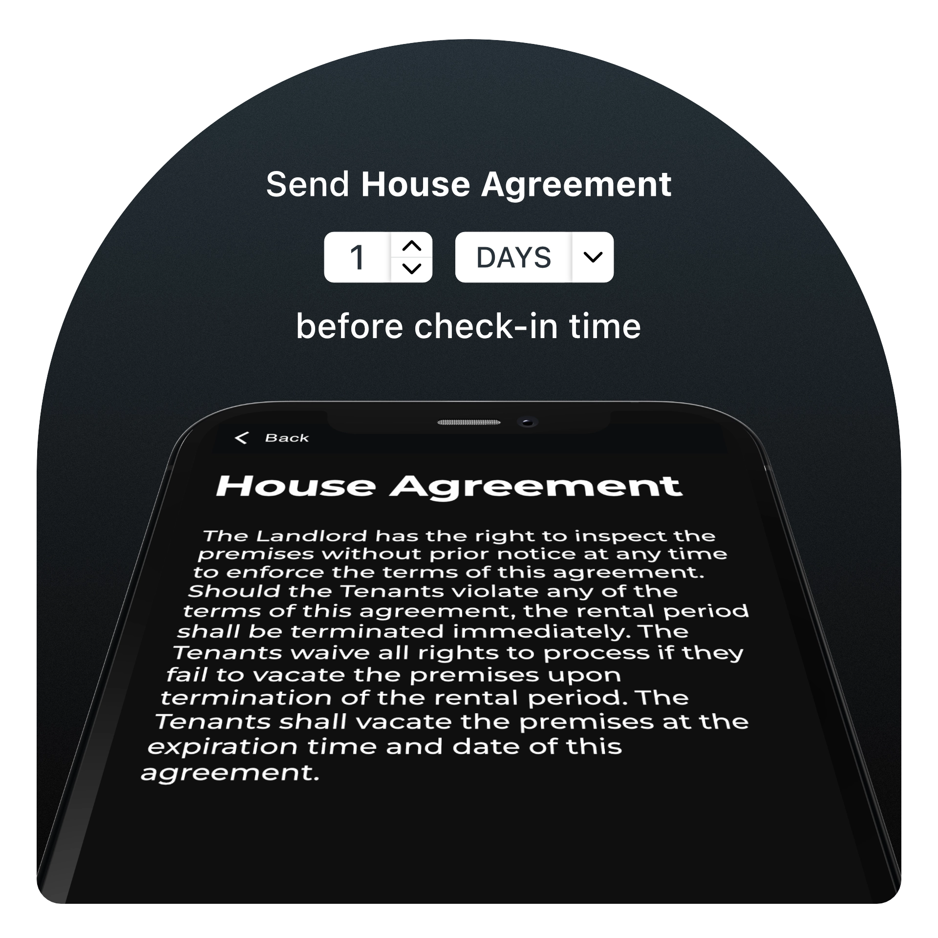 Automate sending digital rental agreements to your guests
